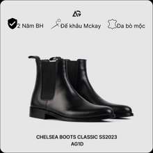 Giày Chelsea Boots Nam, Giày Da Cao Cấp Da