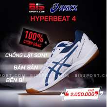 Giày Bóng Bàn Hyperbeat 4 Trắng Chính