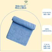 Set 3 khăn tắm lỡ 40cm x 80cm khăn cotton