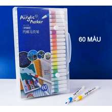 Bộ 60 Bút Màu Acrylic Chống Nước Vẽ