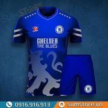 Bộ Quần Áo Đá Banh Chelsea Xanh Cực