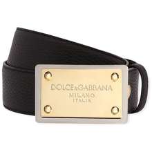 Thắt Lưng Nam Dolce Gabbana D G Black In