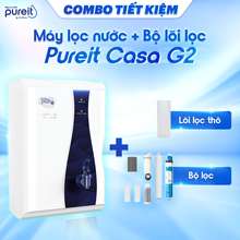 Unilever Combo Tiết Kiệm Máy Lọc Nước Pureit Casa G2 Và Lõi Lọc Thô Bộ Lọc Diệt Khuẩn Pureit Casa G2 Hàng Chính Hãng