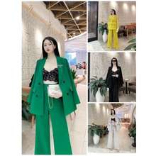  (Shop Bigsize Nữ 50Kg Đến 90Kg ) Set Vest 4 Nút Quần Ống Rộng Kèm Bra