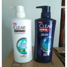 Dầu Gội Clear men 450ml & Clear Bạc hà