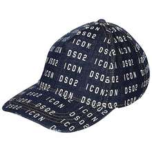 Mũ Men s Icon Dsq2 Printed Denim Baseball Cap