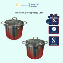 Nồi Inox Nắp Kiếng 26-28-30Cm Xoong Inox