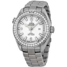 Omega Seamaster Planet Ocean Automatic Diamond White Dial Stainless Steel Ladies 37 5Mm Watch 23215382004001