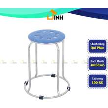 Combo 6-10 Ghế Đôn Inox Mặt Ngồi