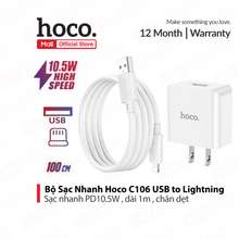 Bộ sạc nhanh C106 PD10.5W 5V/2.1A chân