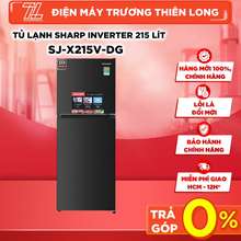 Sj-X215V-Dg - Tủ Lạnh Inverter 215 Lít