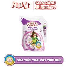 NuVi Sữa Tươi Trái Cây Tươi Nho 110ml -