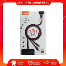 Cáp sạc 3 đầu LC93 chính hãng - iPhone