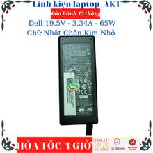 Sạc Laptop Dell 19.5V - 3.34A - 65W Chân Kim