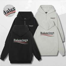 Áo Hoodie Zip Balenciaga Thêu Sóng Nón 2