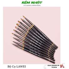 Bộ 10 Cây Cọ Vẽ Lawei Nail Brush Japan