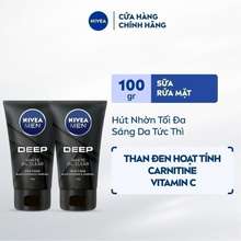 Bộ 2 Sữa Rửa Mặt Men Deep Giảm Mụn |