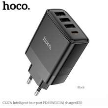 Củ sạc nhanh 45W C127A có 4 cổng 3 USB +