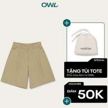 Quần Short Kaki Nữ Brand/