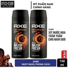 Combo 2 Xịt khử mùi toàn thân nam Dark