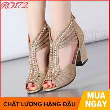 Giày Sandal Nữ Cao Gót Đế Cao 5 Phân