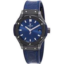 Hublot Classic Fusion Blue Dial Ladies Watch 581 Cm 7170 Lr