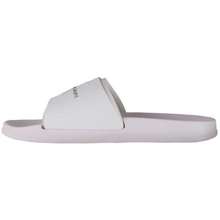 Calvin Klein Jeans Mens Logo Slides Sandals White