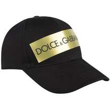 Mũ D&G Men's Black Logo Tape Cap Size