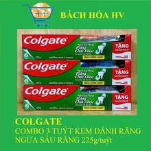 COMBO 3 cây KĐR Ngừa Sâu Răng 225g tặng