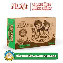 (Mẫu Mới) Thùng 48 Hộp Nuvi Sữa Tươi