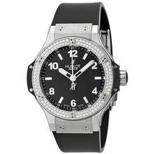 Hublot Pre Owned Big Bang Diamond Black Dial Ladies Watch 361 Sx 1270 Rx 1104