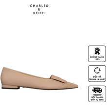 Giày bệt Charles Keith Leather Pointed SL1