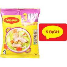 Combo 5 bịch hạt nêm xương hầm 3 ngọt 