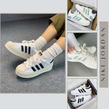 Giày Adidas_Sò Đế Cao Nam Nữ ,Giày Original Adidas_Wmns Rey Galle Chalk Sò Đế Cao (Có Hỗ Trợ Đổi Size)