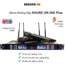 Micro Không Dây Shure Ur-36D Plus+ Chuyên Sự 