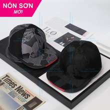 1 Cặp 2 Nón Sơn Snapback Vân Đá Xám Và