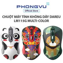 Chuột Máy Tính Không Dây Lm115G Multi-Color 