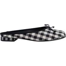 Giày bệt nữ Charles Keith Bow Checkered Slip 