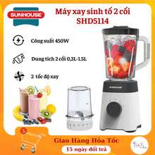 Máy Xay Sinh Tố Shd5114 - Công Suất 450W,