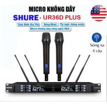 Micro Không Dây Shure Ur-36D Plus -Hát Cực