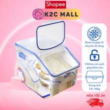 Thùng Đựng Gạo 10Kg Nhựa Pp An Toàn Cho