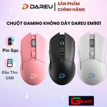 Chuột Không Dây Gaming Em901 Black / Pink /