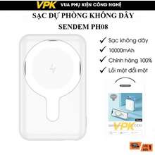 Sạc Dự Phòng Từ Tính Không Dây PH08