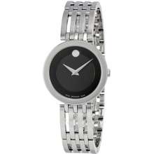 Movado Esperanza Matte Black Museum Dial Ladies Watch 0607051