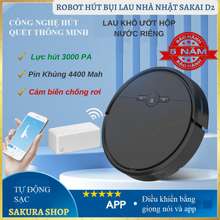 Robot hut bụi lau nhà Nhật Sakai D2 tốt