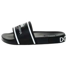 Dép Nam Dolce Gabbana D G Rubber Logo Slides