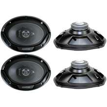 2 Pairs New Kfc 6965S 6X9 34 800 Watt 3 Way Car