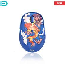 Chuột Không Dây E650 Silent Mouse Họa