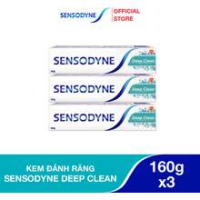 Bộ 3 Kem đánh răng Deep Clean 160g giúp