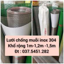 Lưới chống muỗi côn trùng inox 304 (